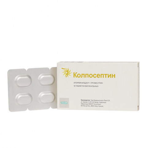 Купить Колпосептин таблетки  N18 в Москве - Отзывы в Челябинске